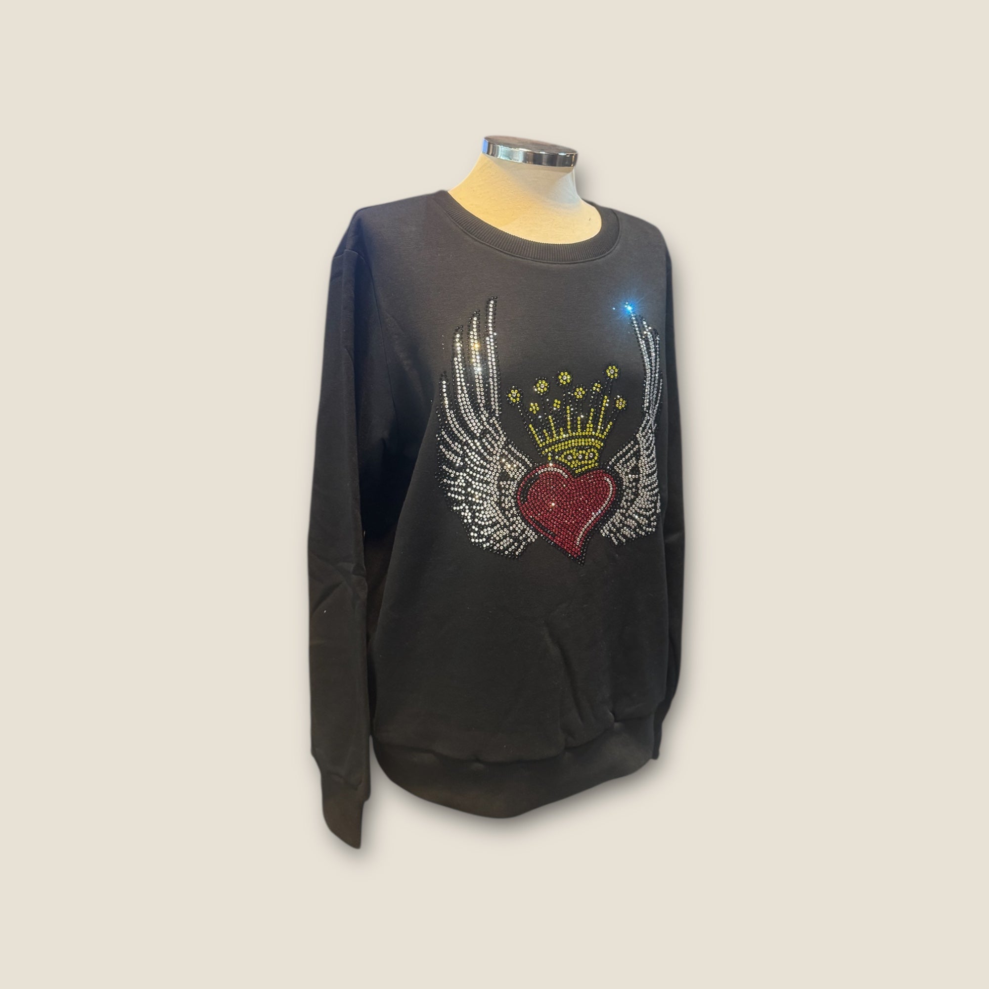Sudadera Corazón alado