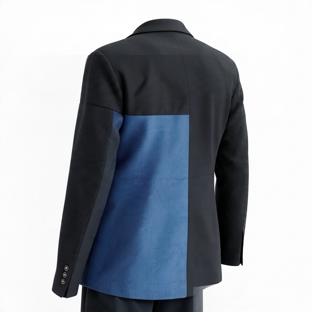Blazer Bicolor con parches