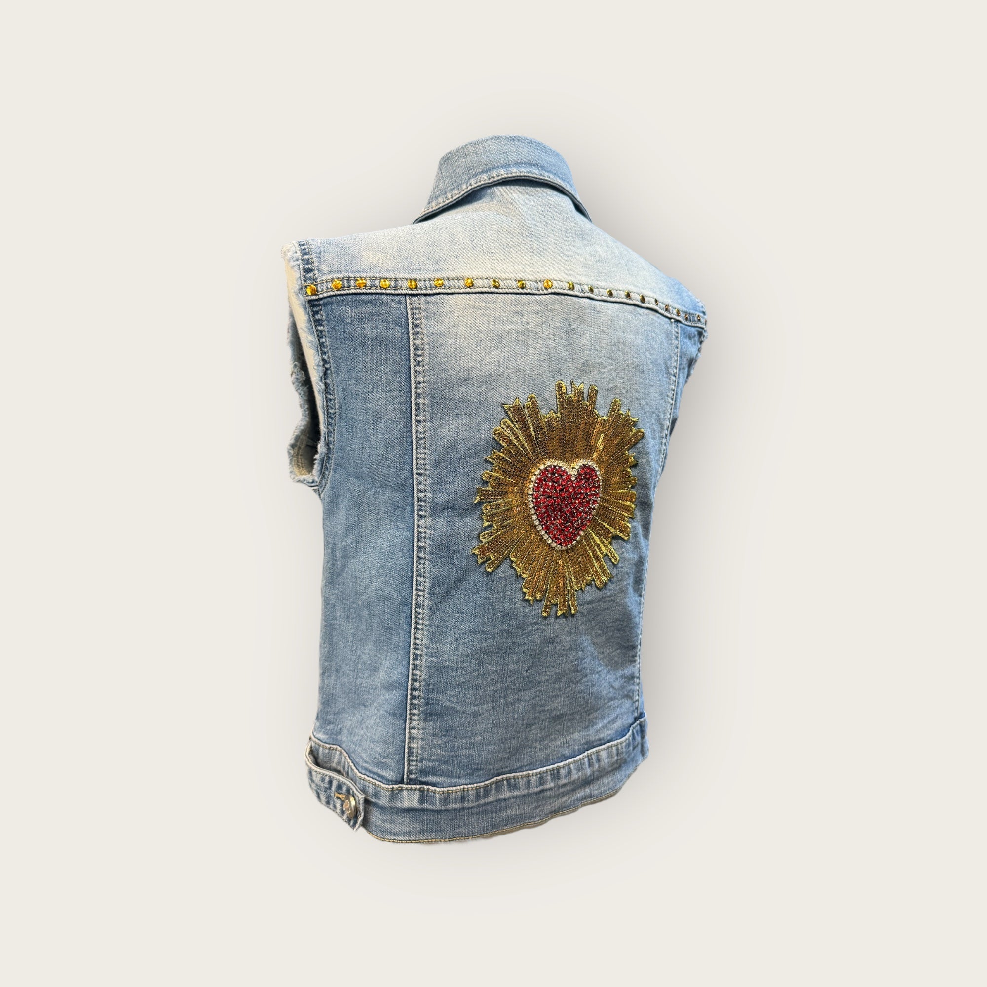 Chaleco vaquero Sagrado corazón