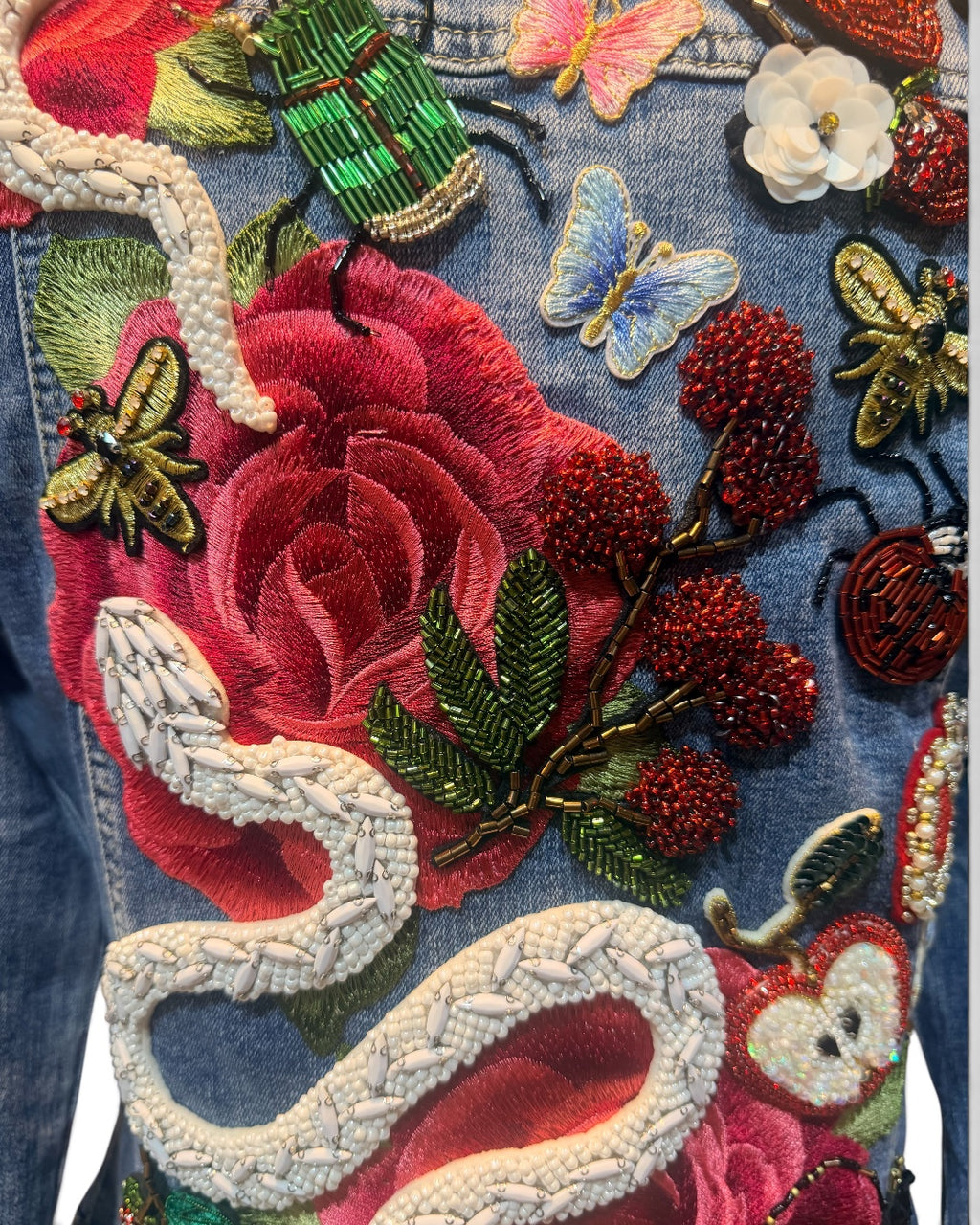Chaqueta vaquera “El jardín del Edén”