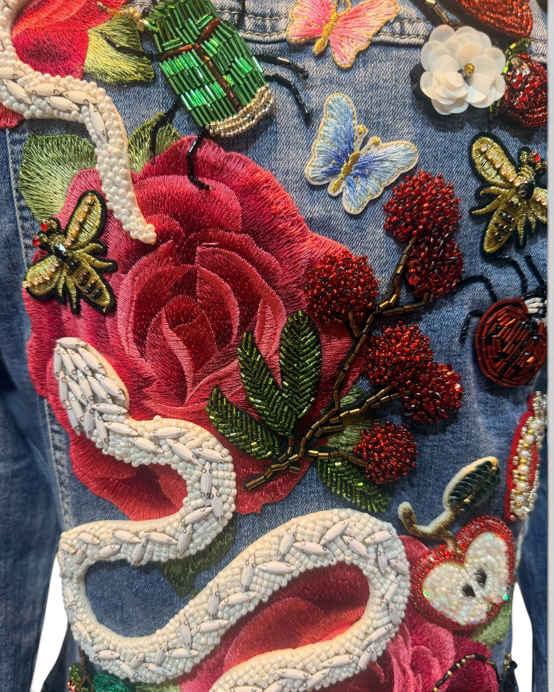 Chaqueta vaquera “El jardín del Edén”