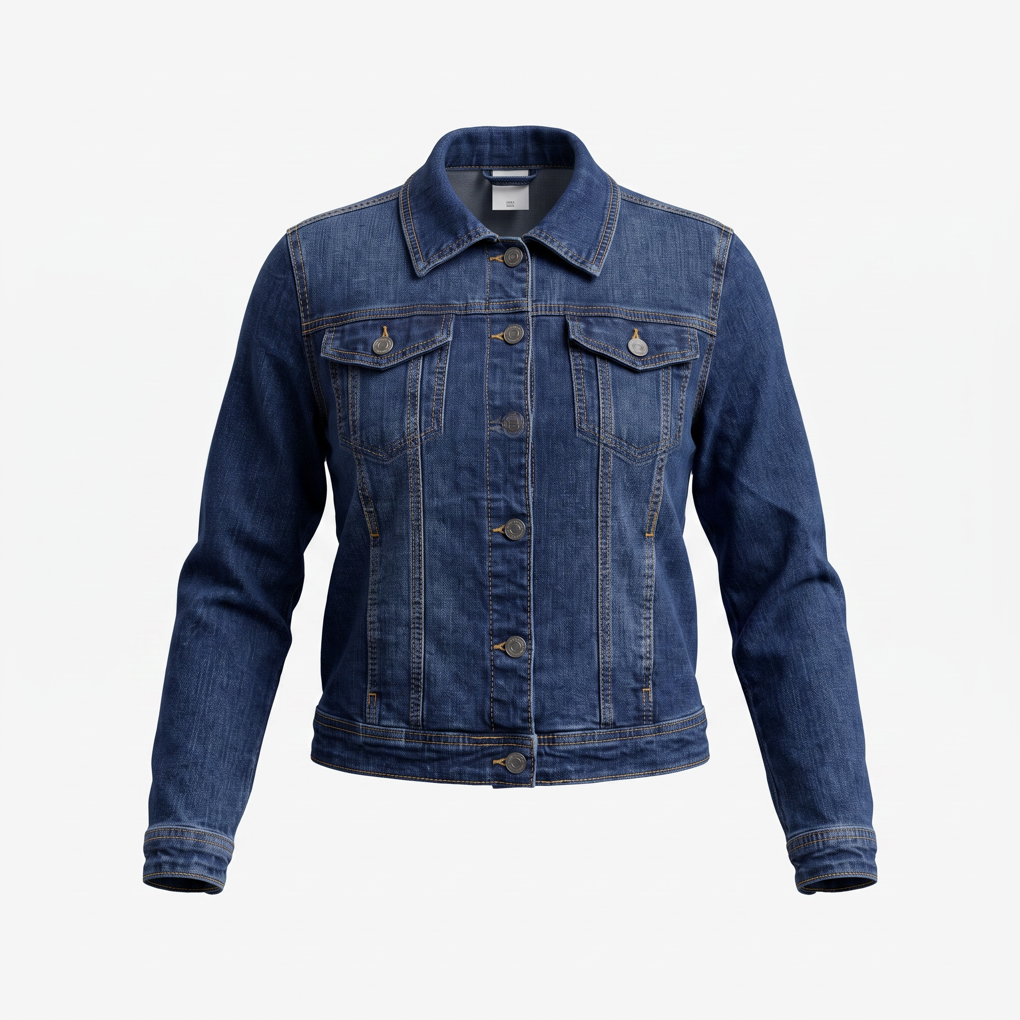 Chaqueta vaquera calavera negra y pedrería