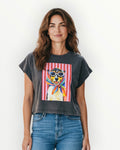 Camiseta perrito con gafas