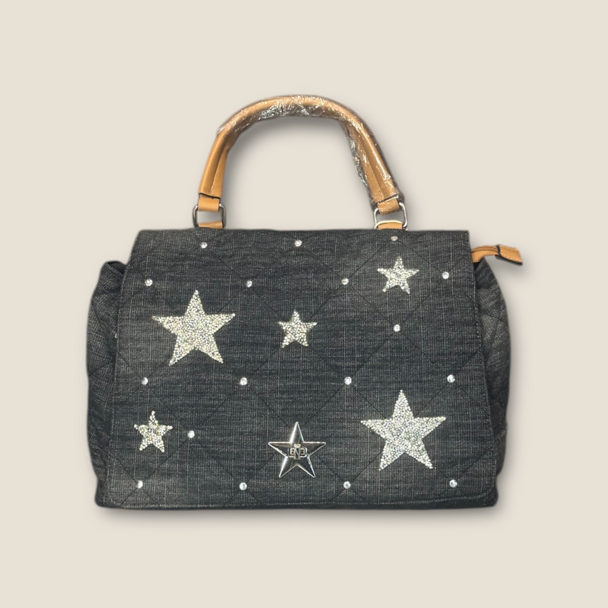 Bolso denim Estrellas
