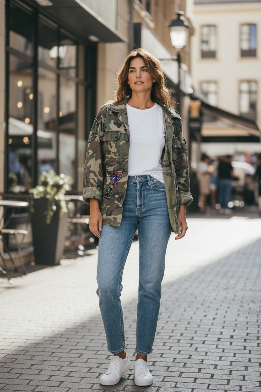 Sobre camisa del Ejército español Customizada