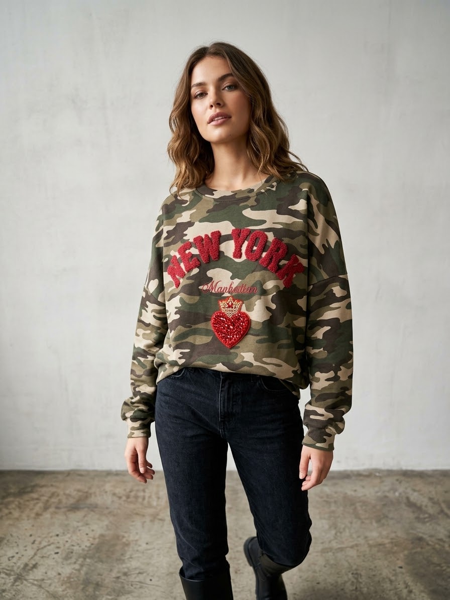 Sudadera camuflaje