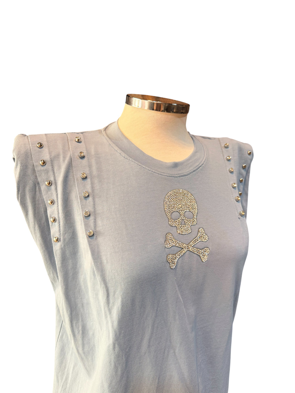 Camiseta Hombreras Calavera