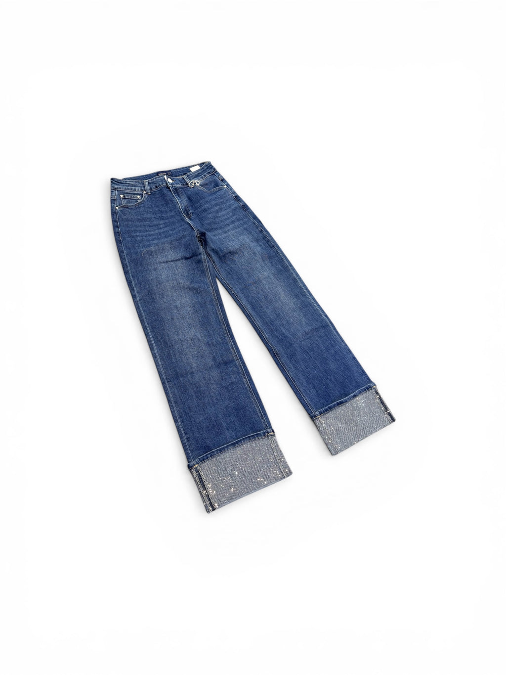 Pantalón Bajo Strass