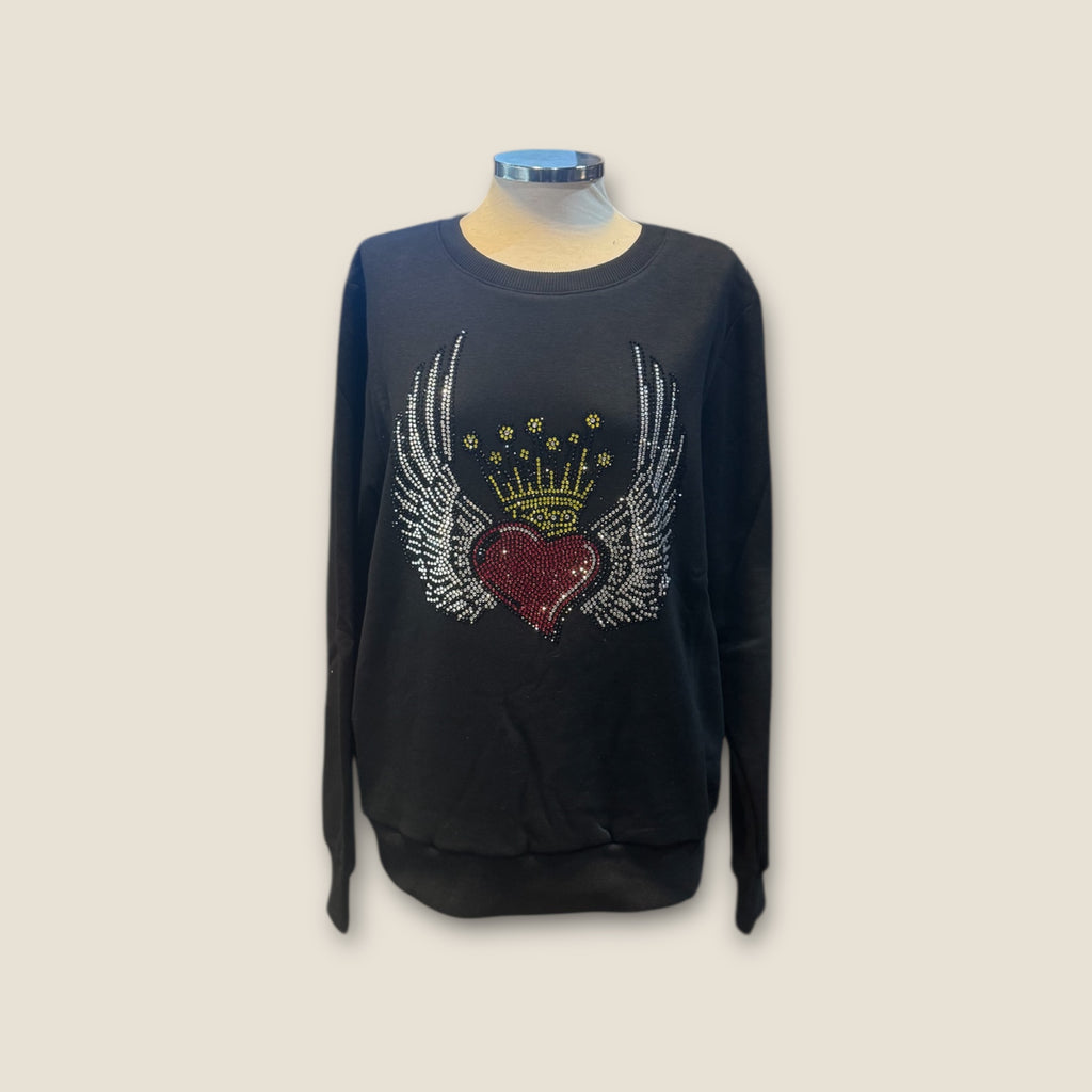 Sudadera Corazón alado