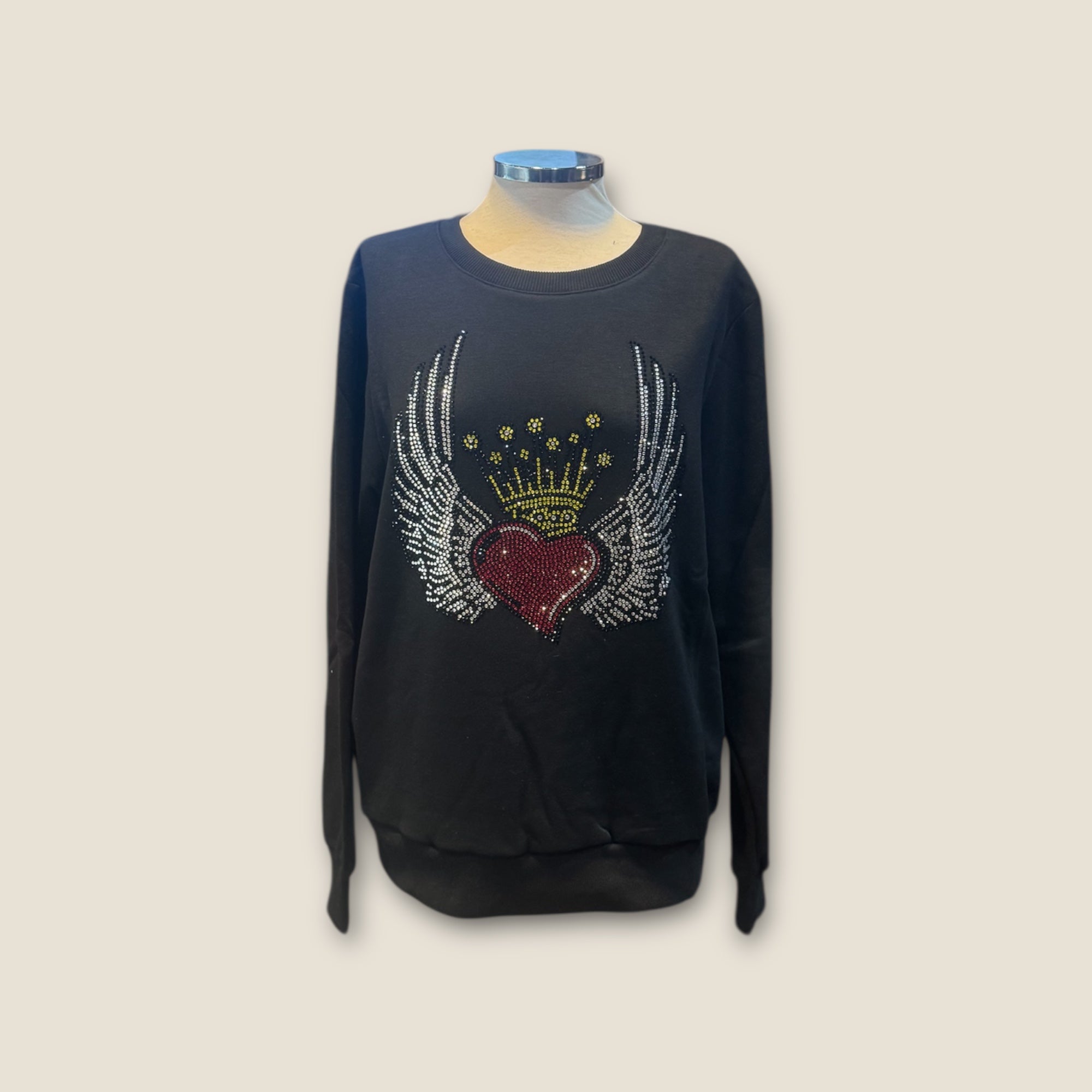 Sudadera Corazón alado