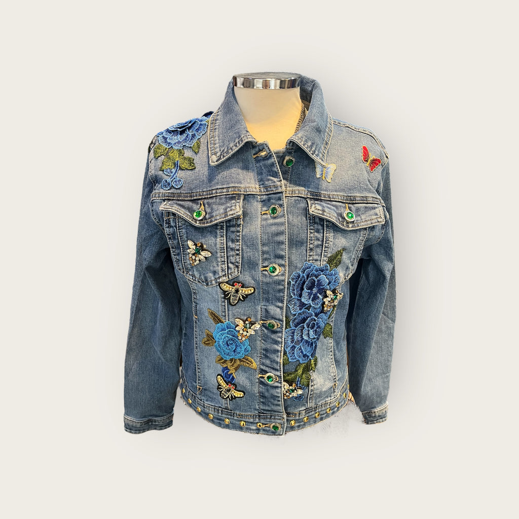 Chaqueta Vaquera Pavo Real
