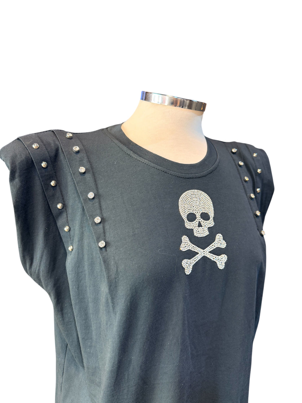 Camiseta Hombreras Calavera