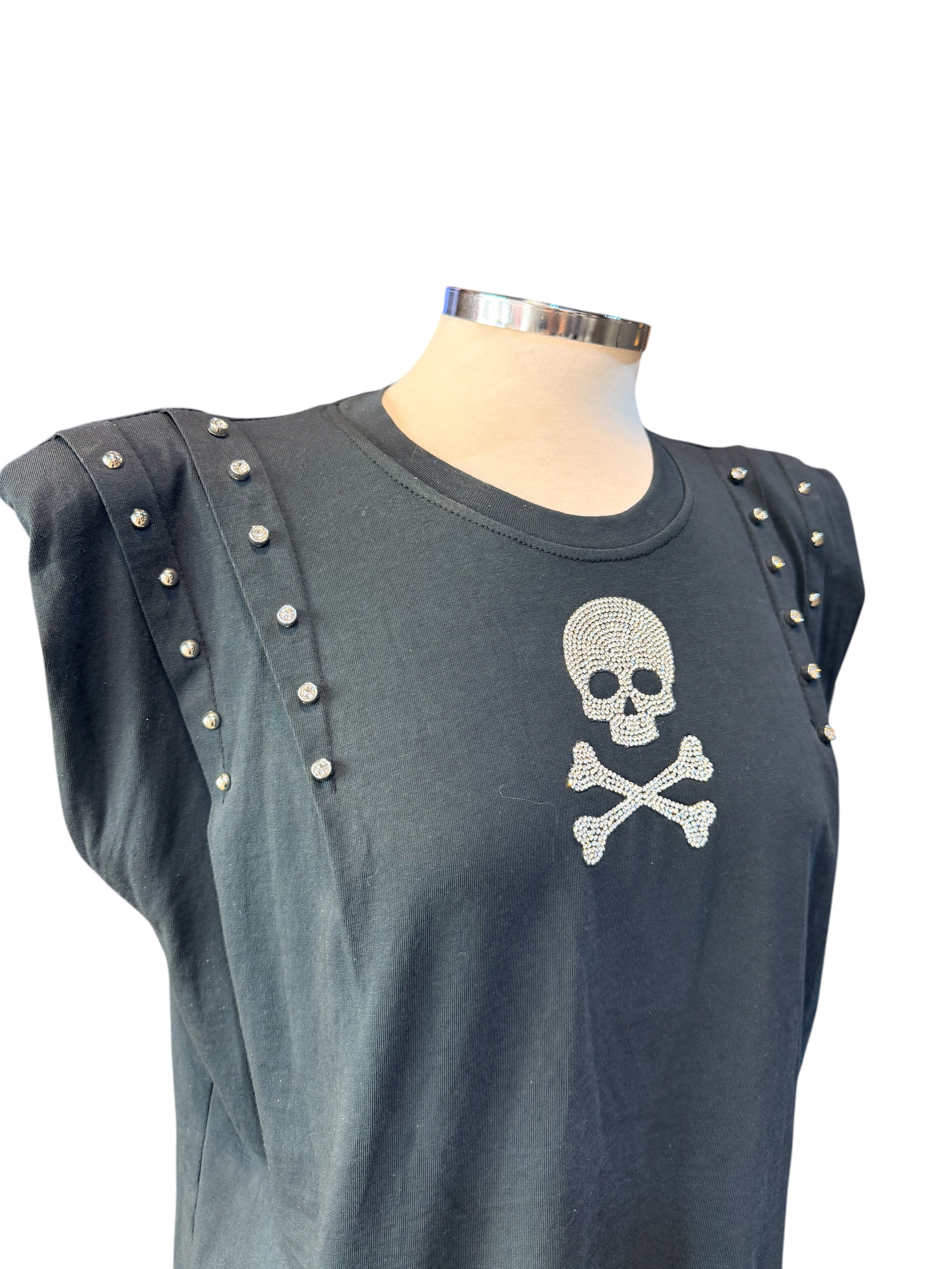 Camiseta Hombreras Calavera