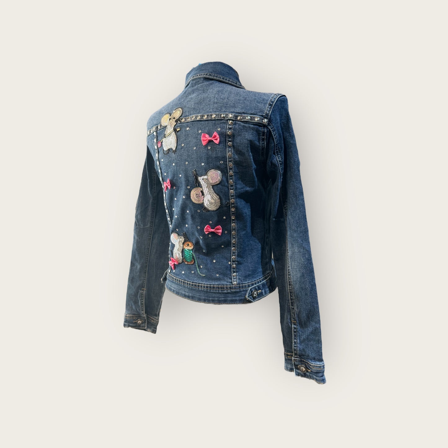 Chaqueta Vaquera Ratitas y Tachuelas