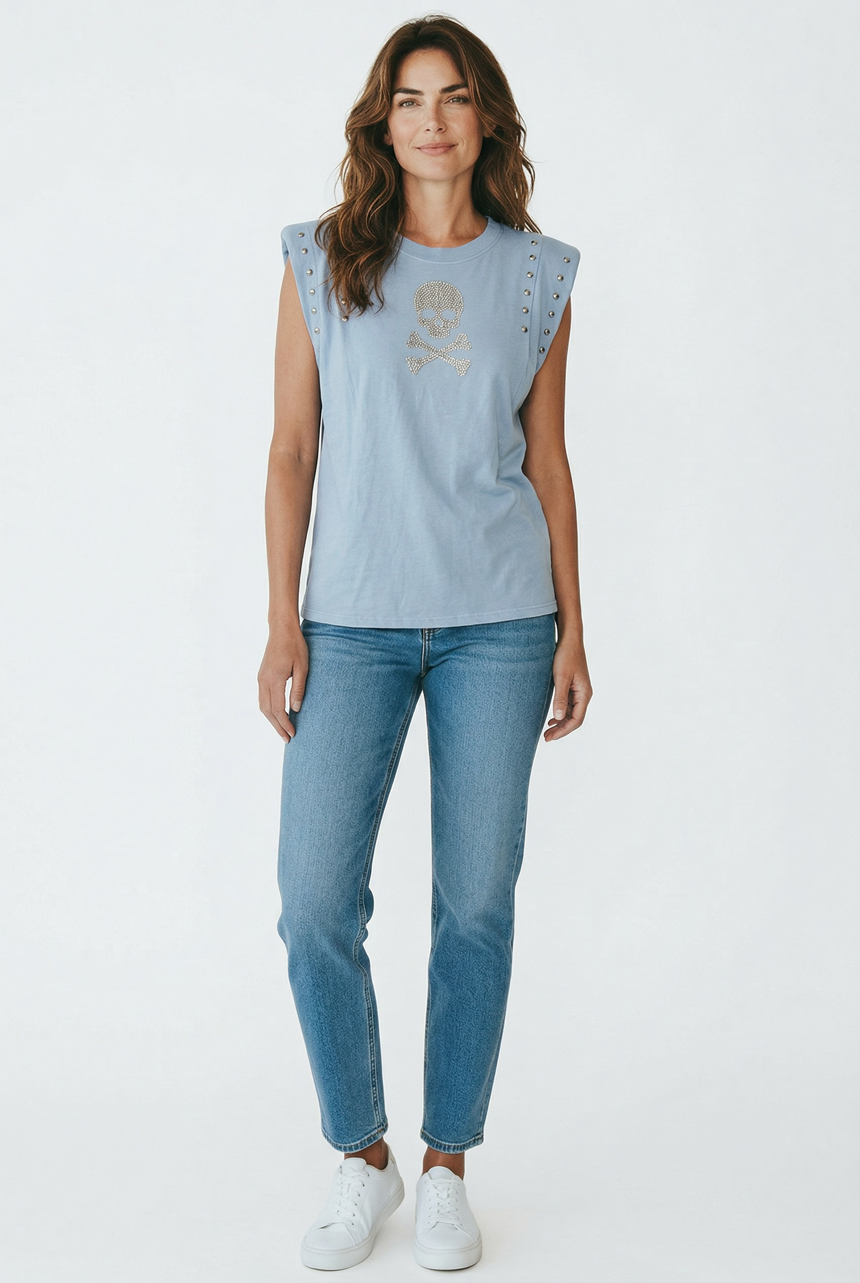 Camiseta Hombreras Calavera