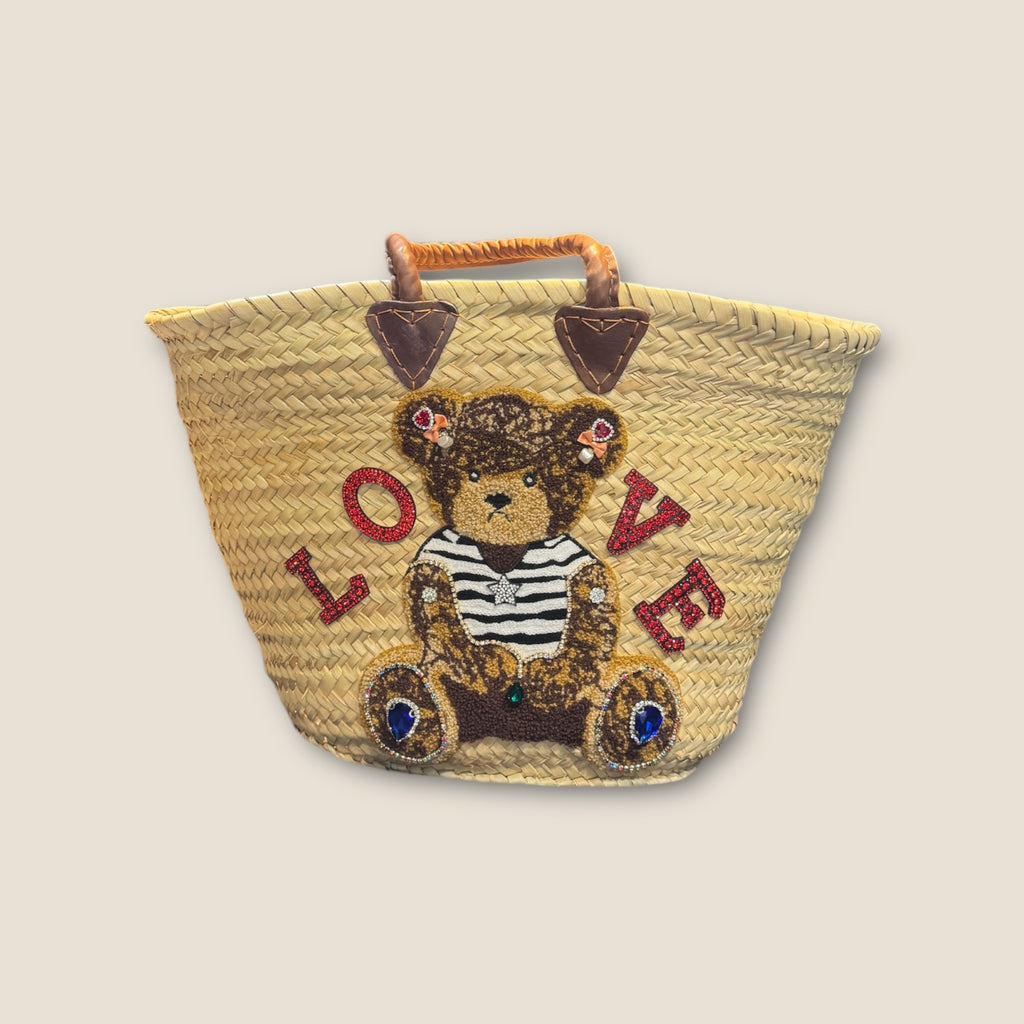 Capazo paja Osito Love