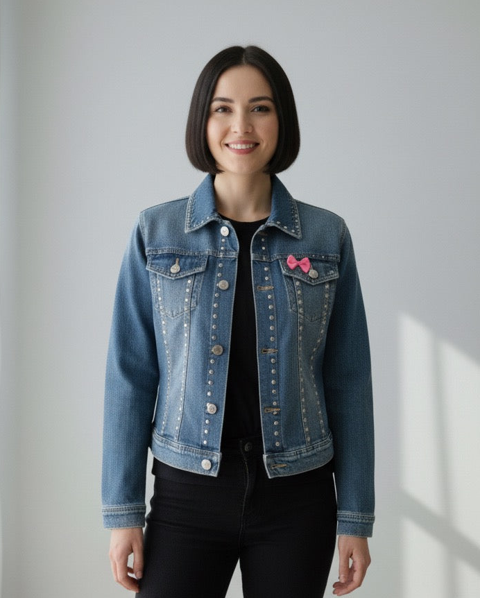 Chaqueta Vaquera Ratitas y Tachuelas