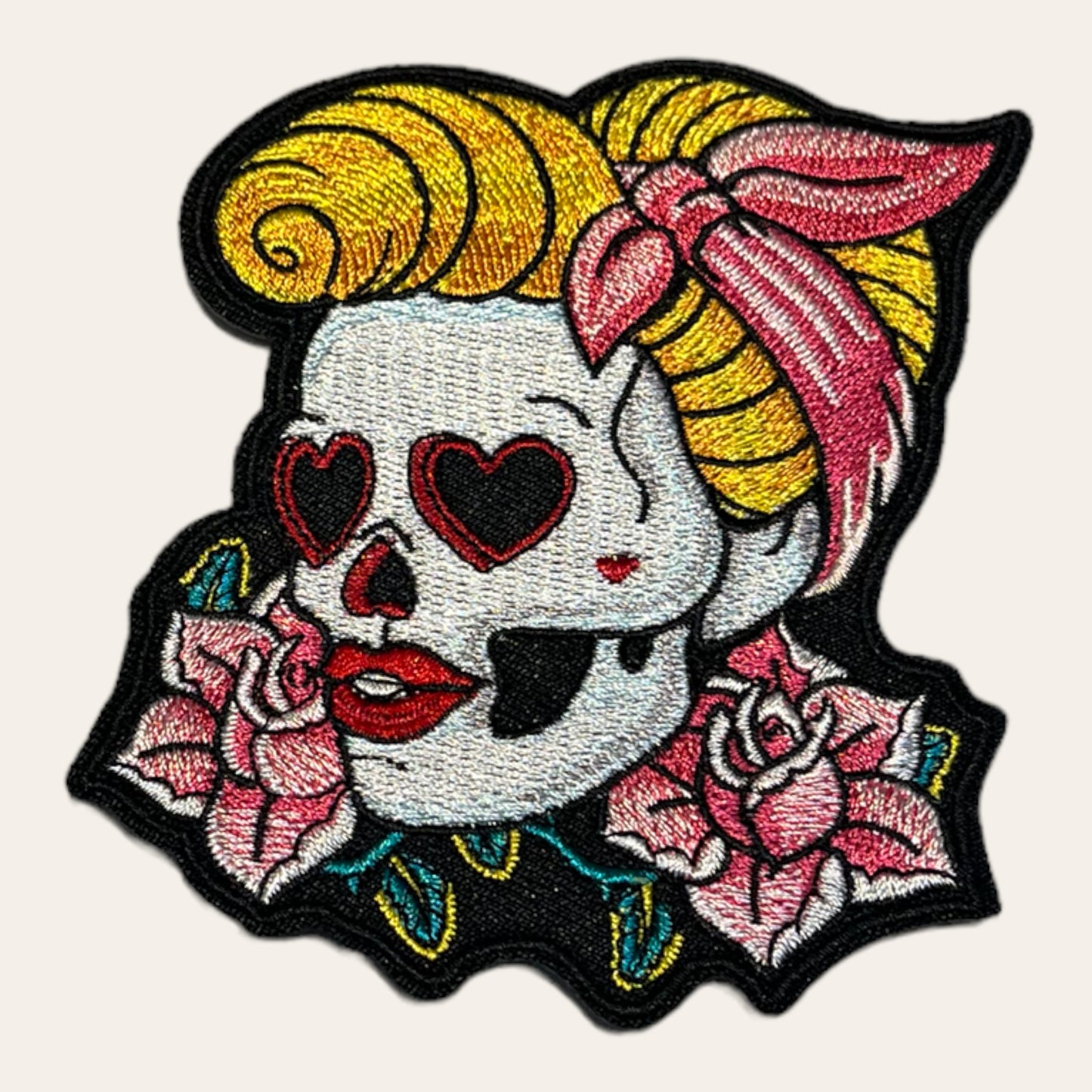 Parche Calavera Pin Up