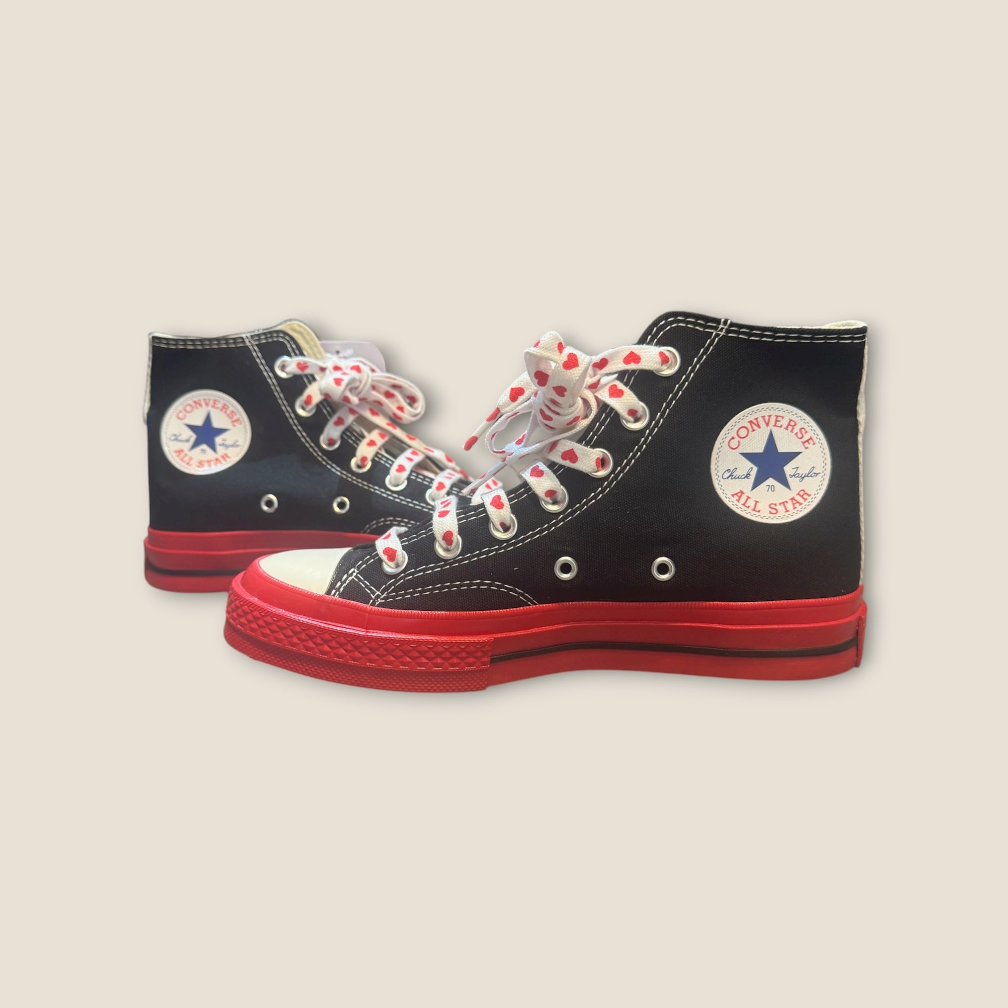 Zapatillas Converse “Comme des Garçons” customizadas