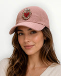 Gorra Rafia Corazón