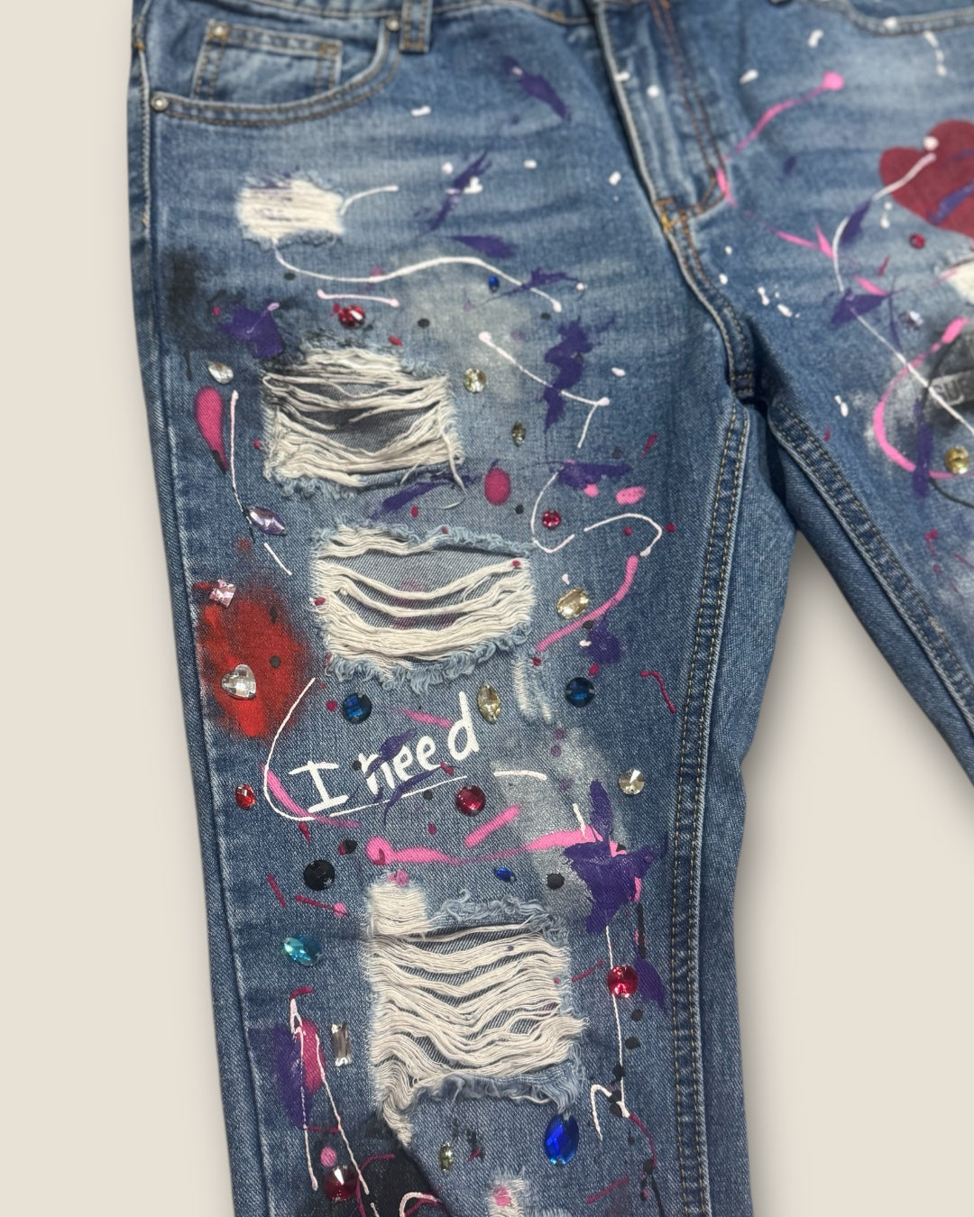 Pantalón pintado artesanalmente