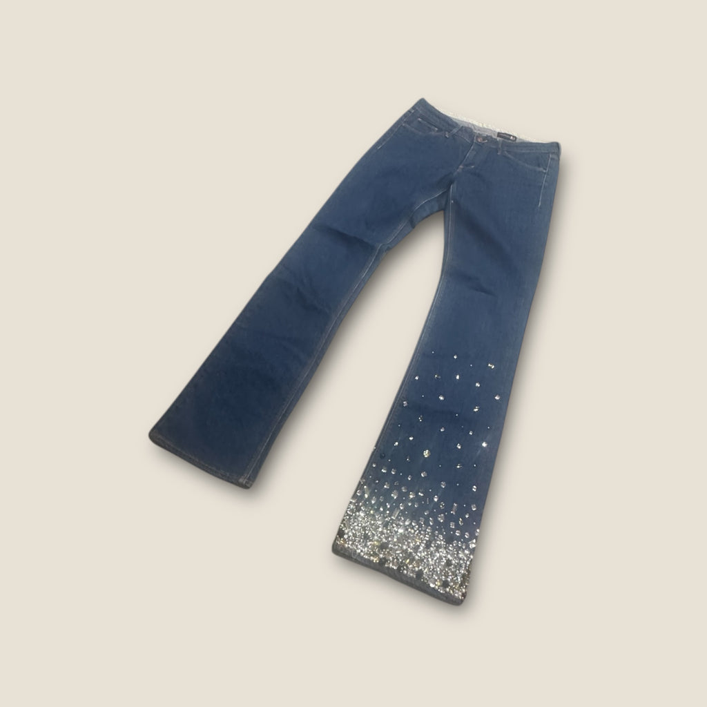 Pantalón vaquero pedrería