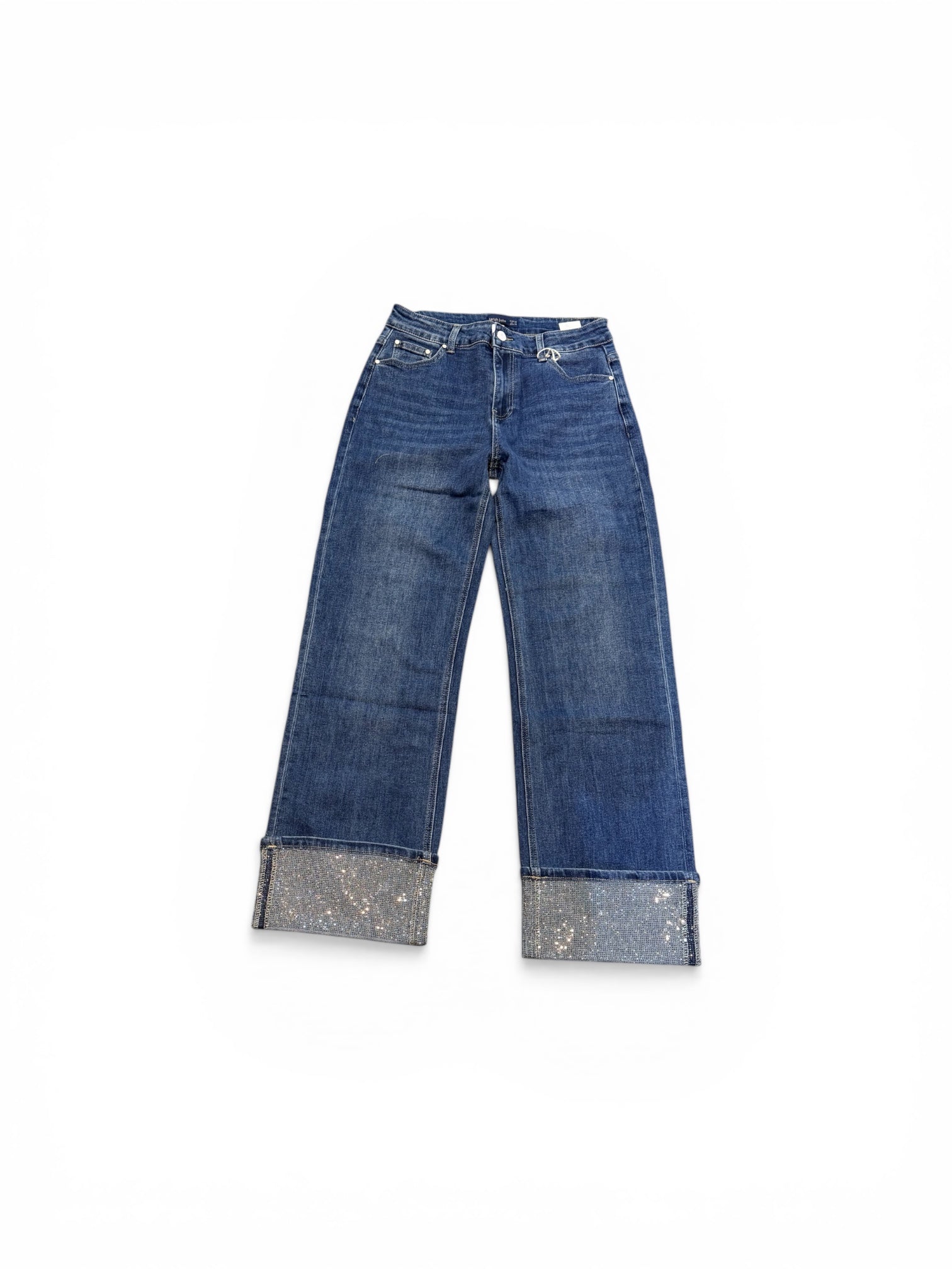 Pantalón Bajo Strass