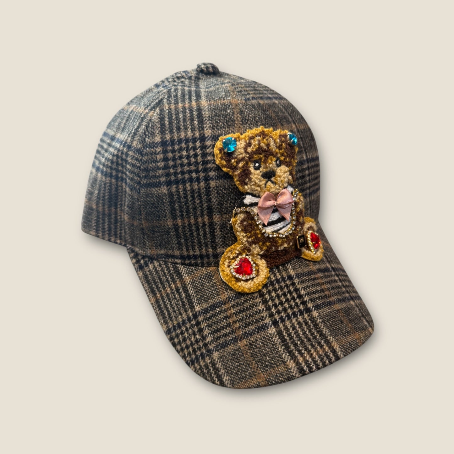 Gorra invierno osito pedrería