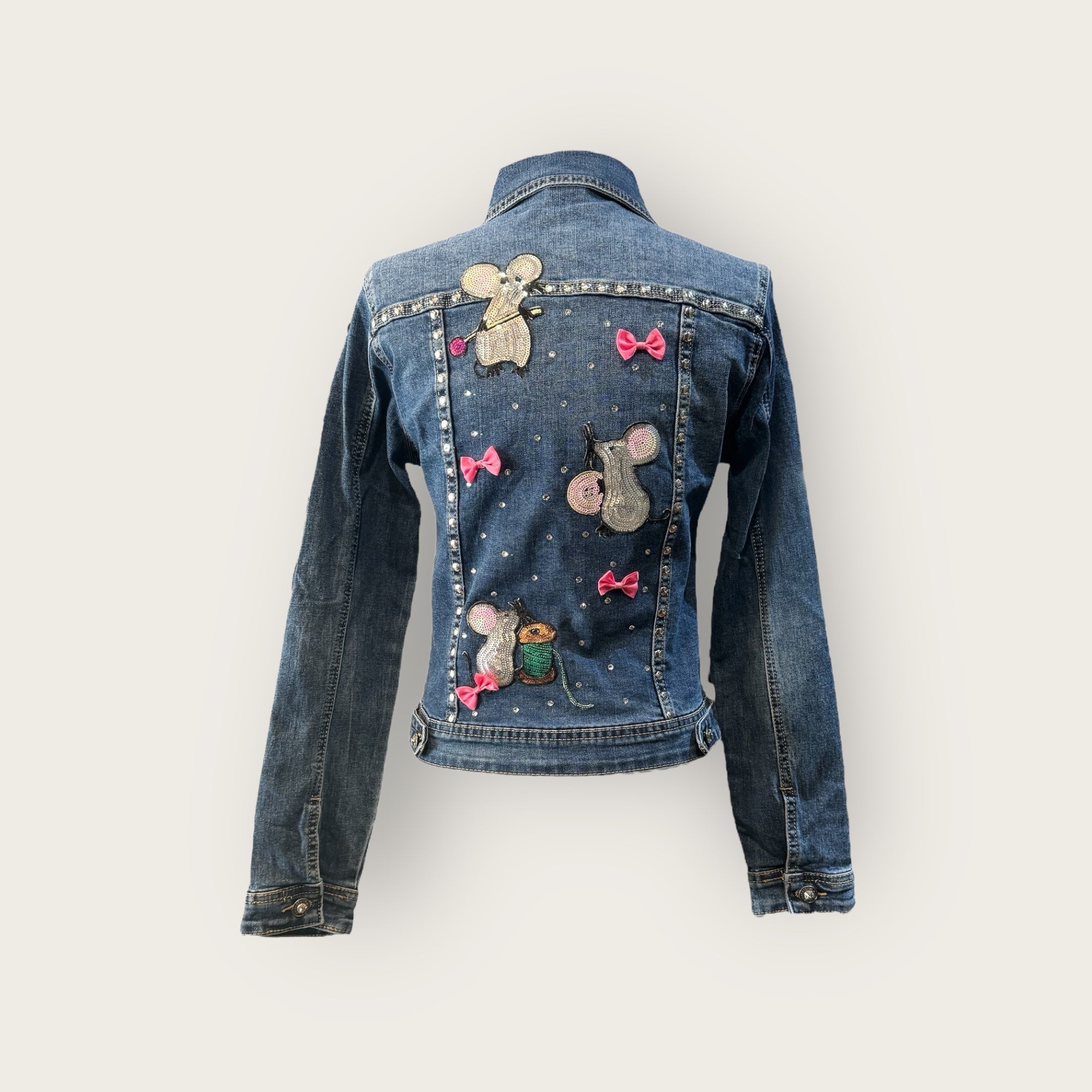 Chaqueta Vaquera Ratitas y Tachuelas