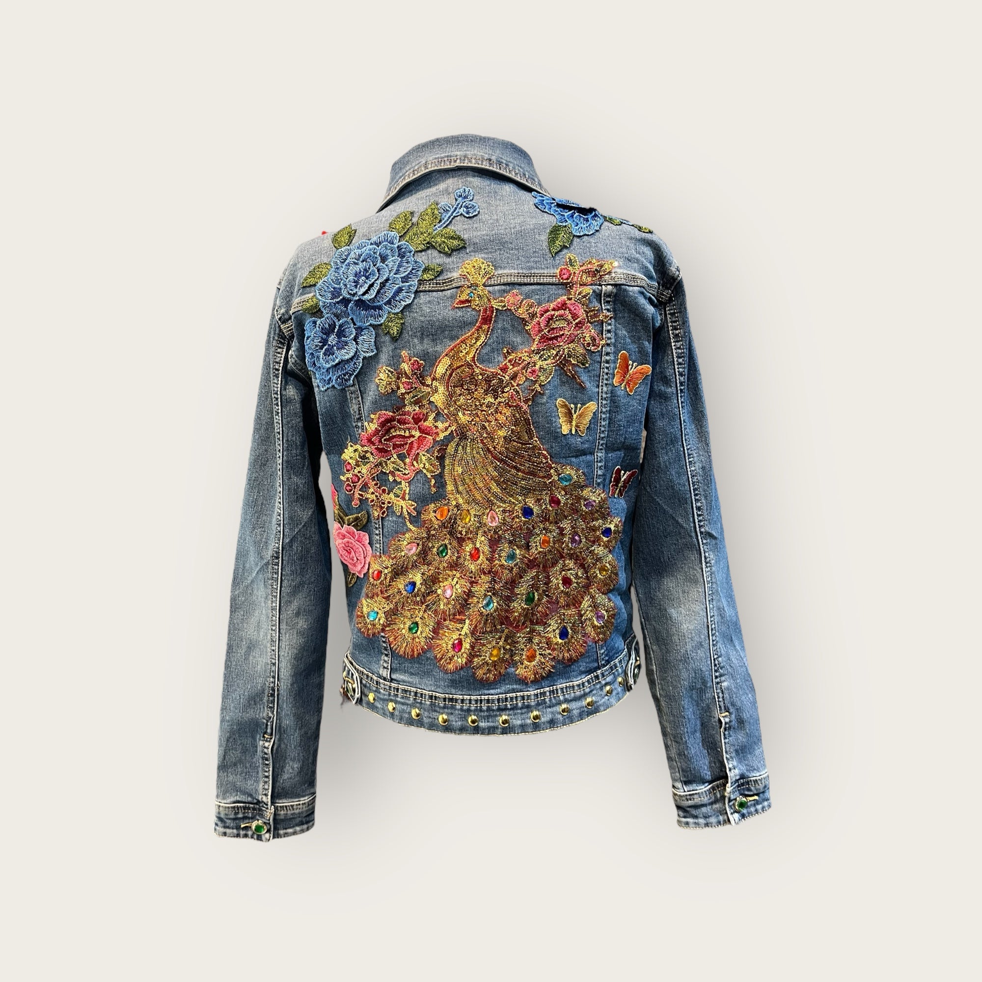 Chaqueta Vaquera Pavo Real