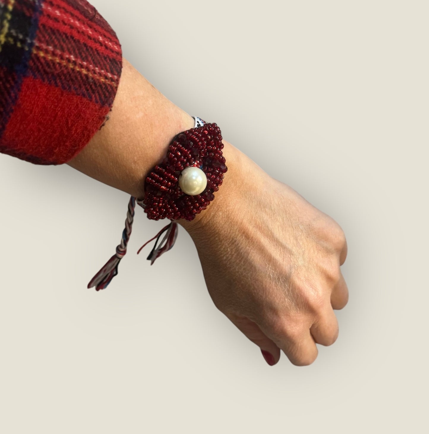Pulsera Macramé Labios