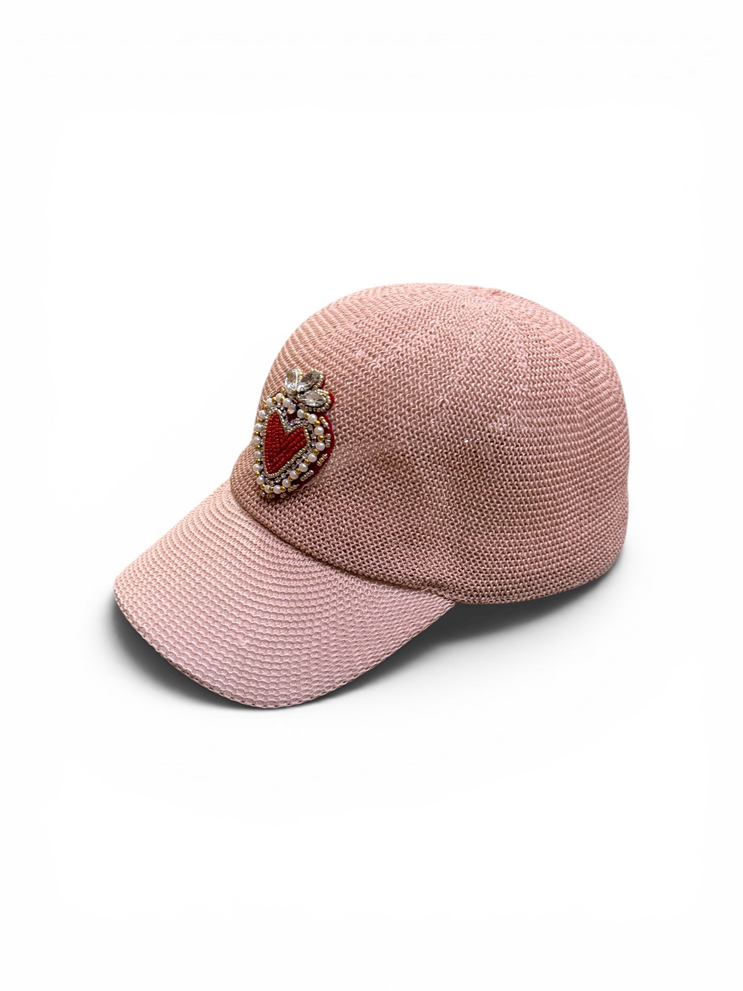 Gorra Rafia Corazón