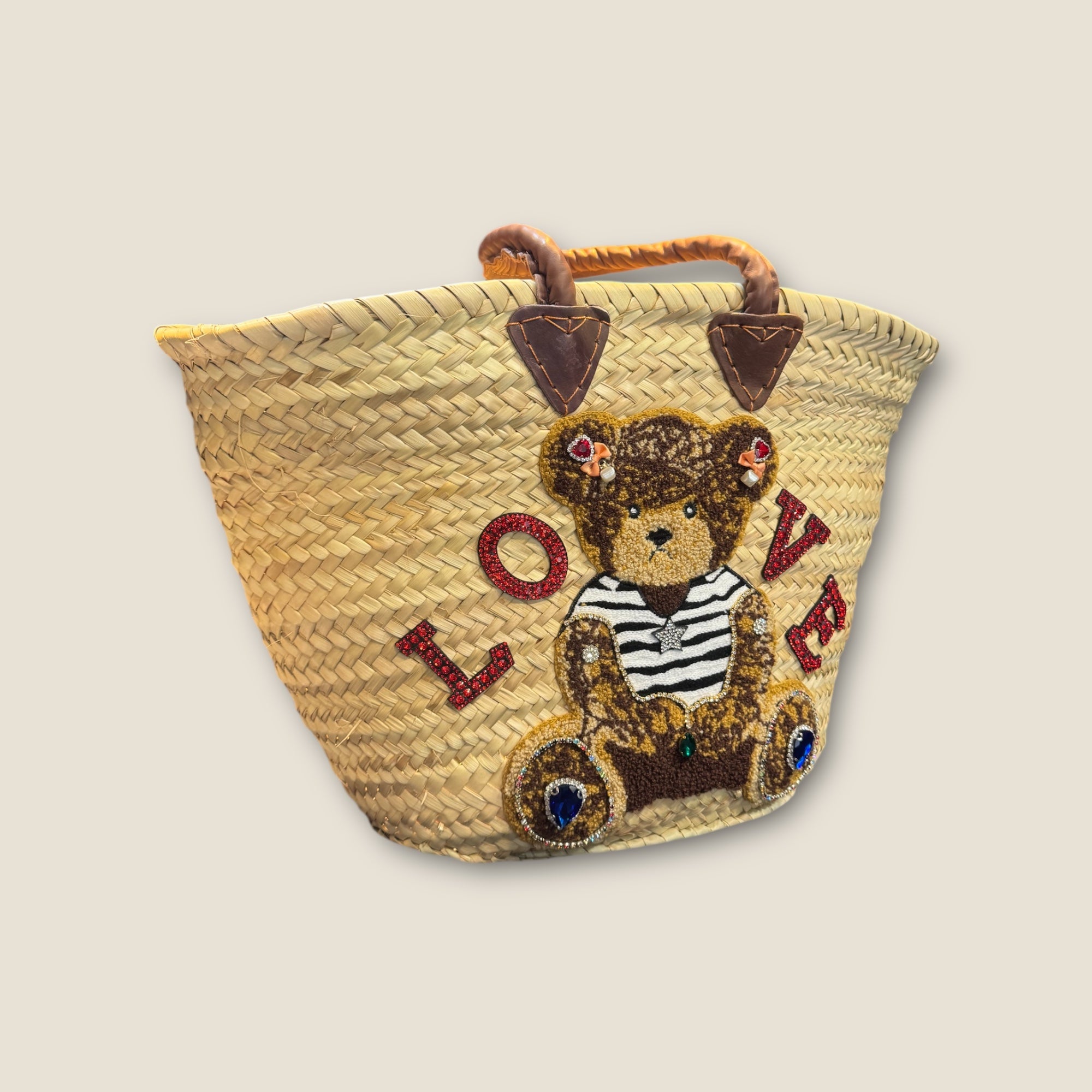 Capazo paja Osito Love