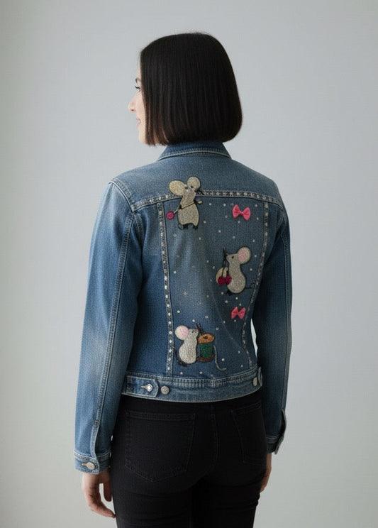 Chaqueta Vaquera Ratitas y Tachuelas
