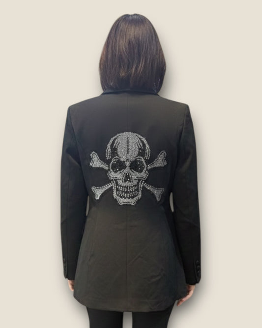 Blazer Calavera Strass
