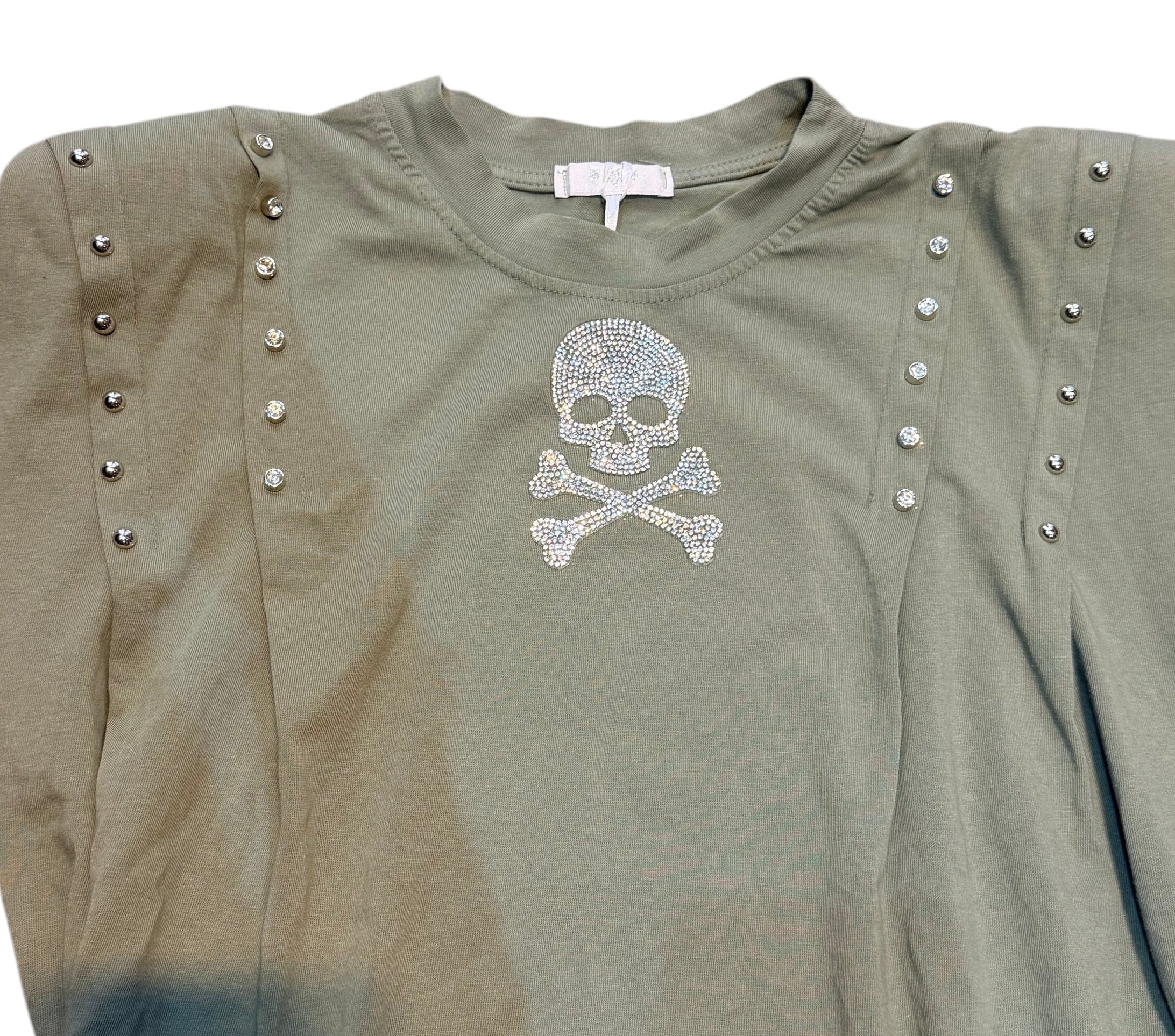 Camiseta Hombreras Calavera