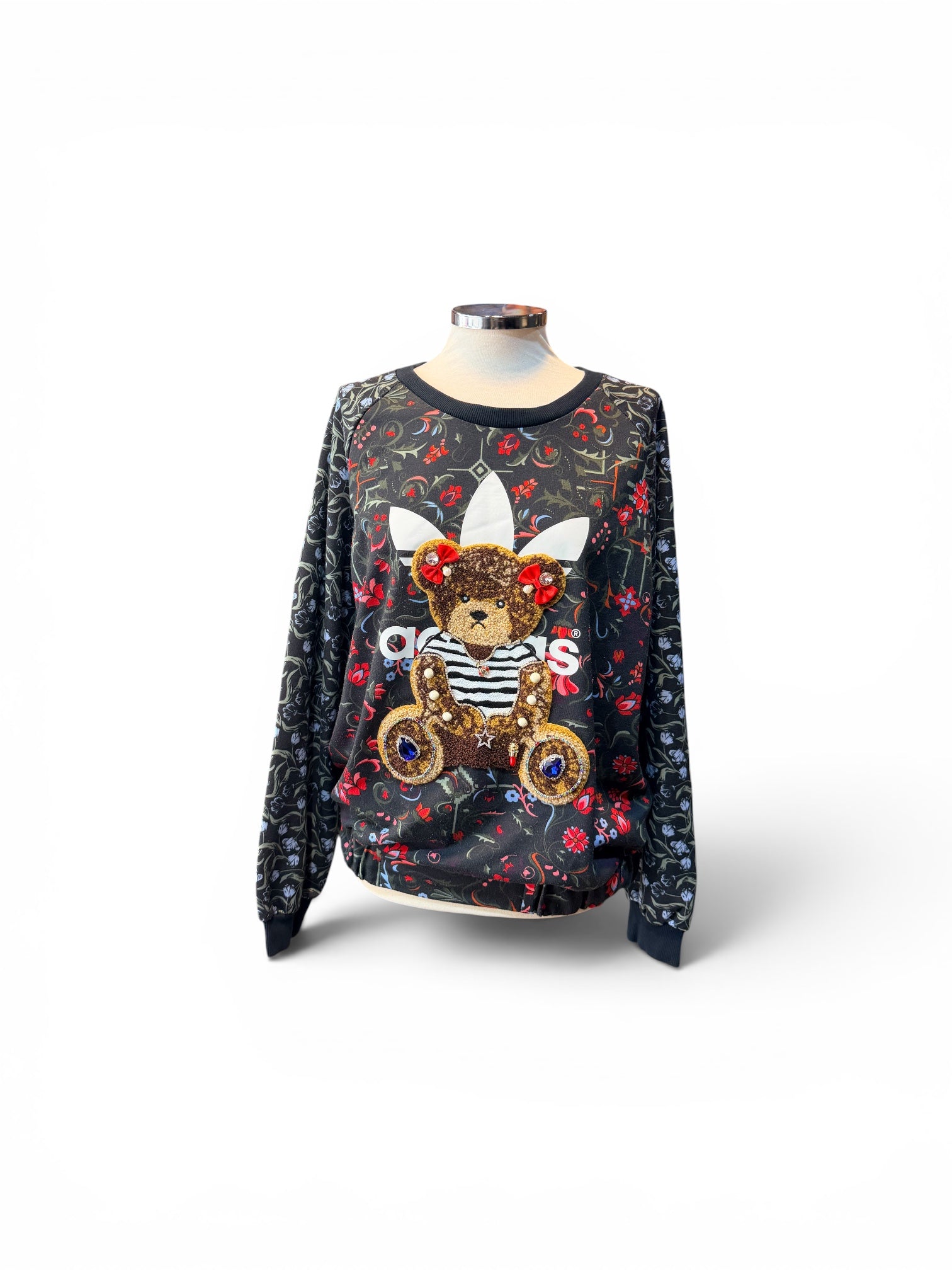 Sudadera Adidas Estampada con Osito