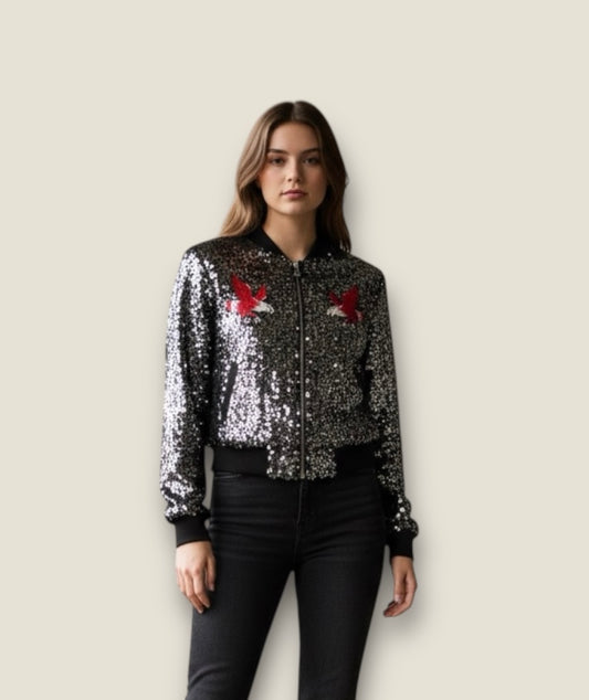 Bomber lentejuelas