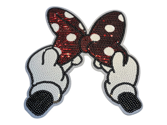 Parche Lentejuelas Lazo Minnie