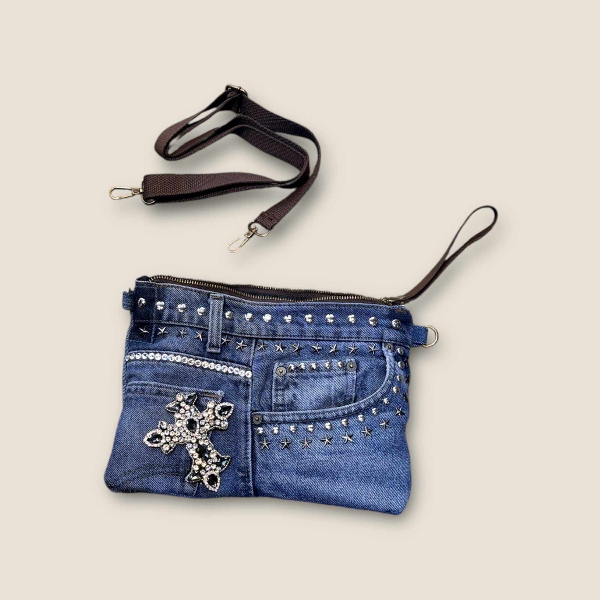 Bolso vaquero bandolera Cruz