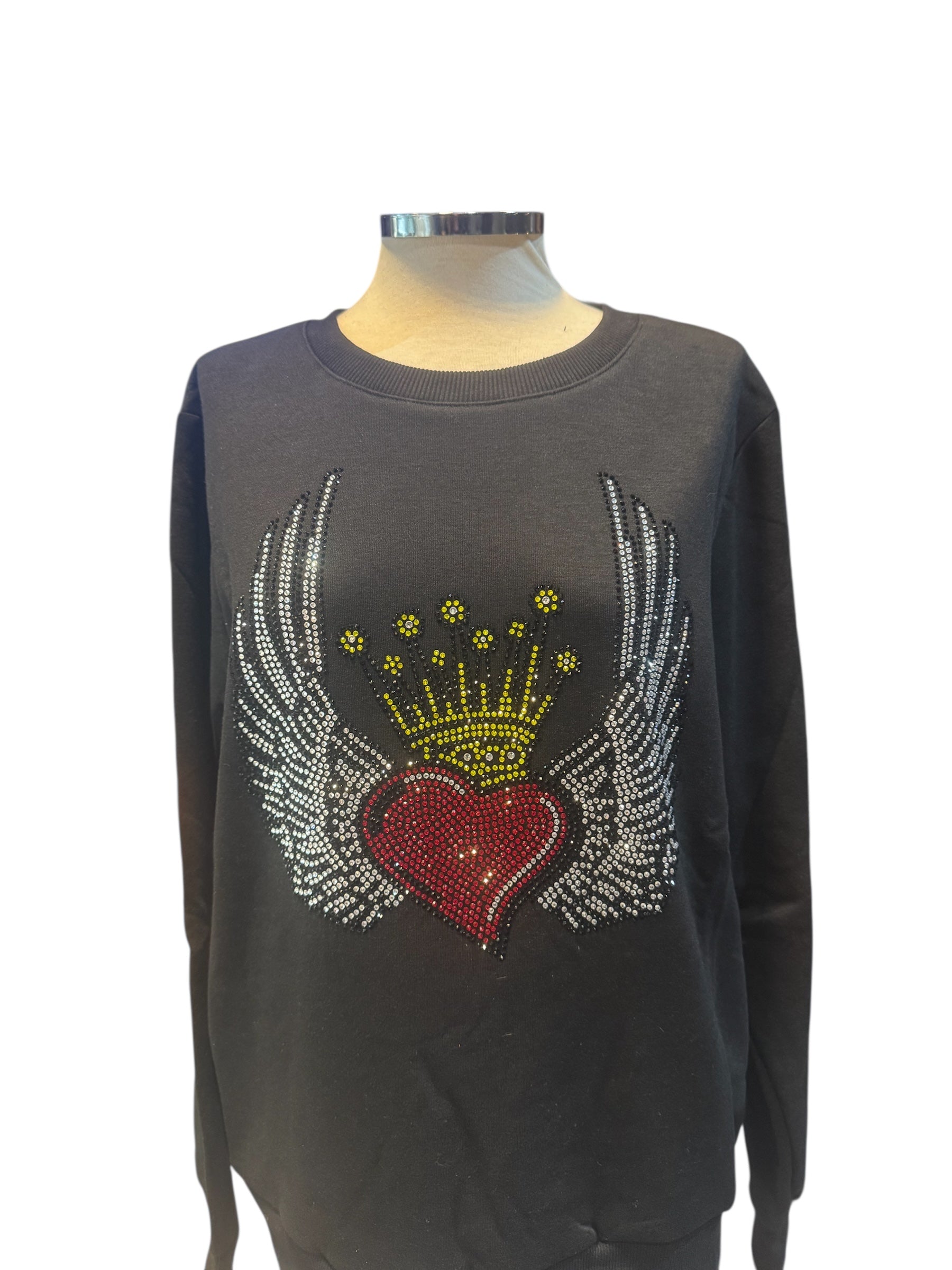 Sudadera Corazón alado