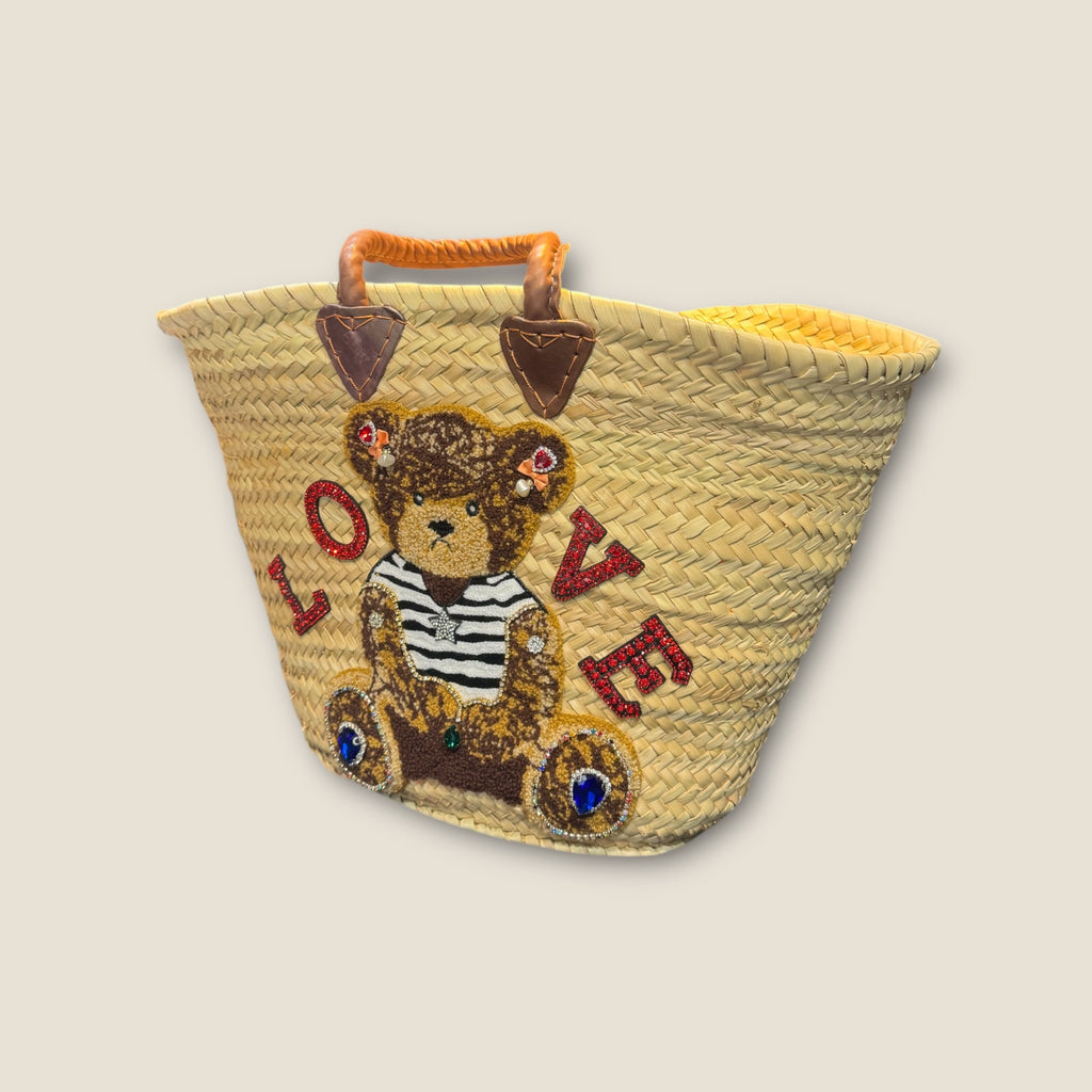 Capazo paja Osito Love