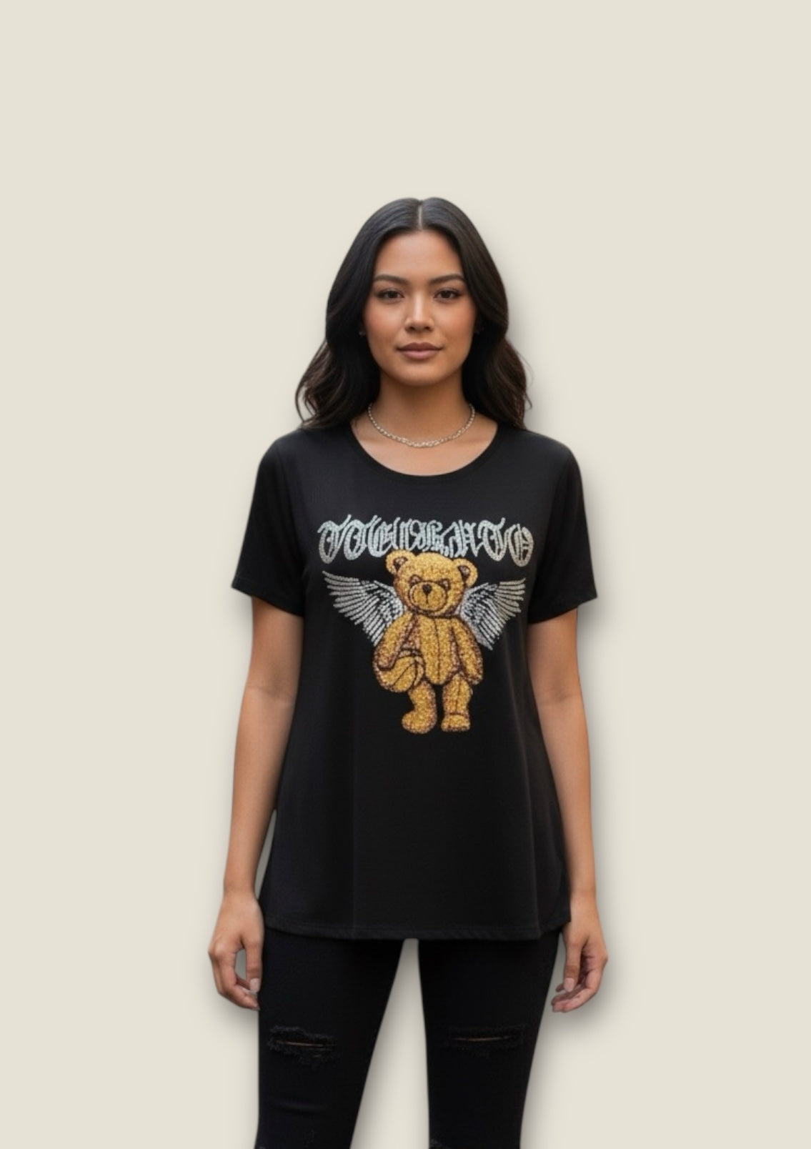 Camiseta Osito Strass