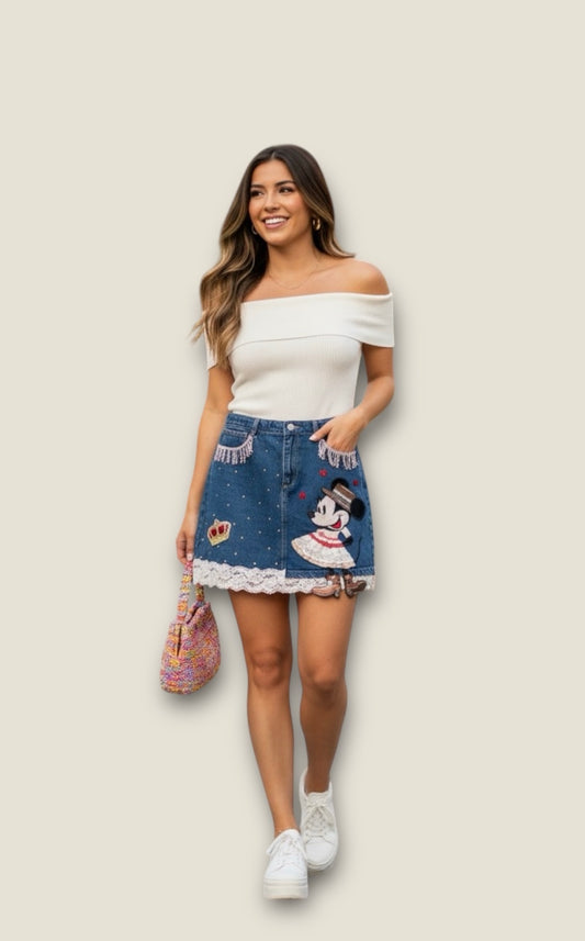Falda vaquera Minnie