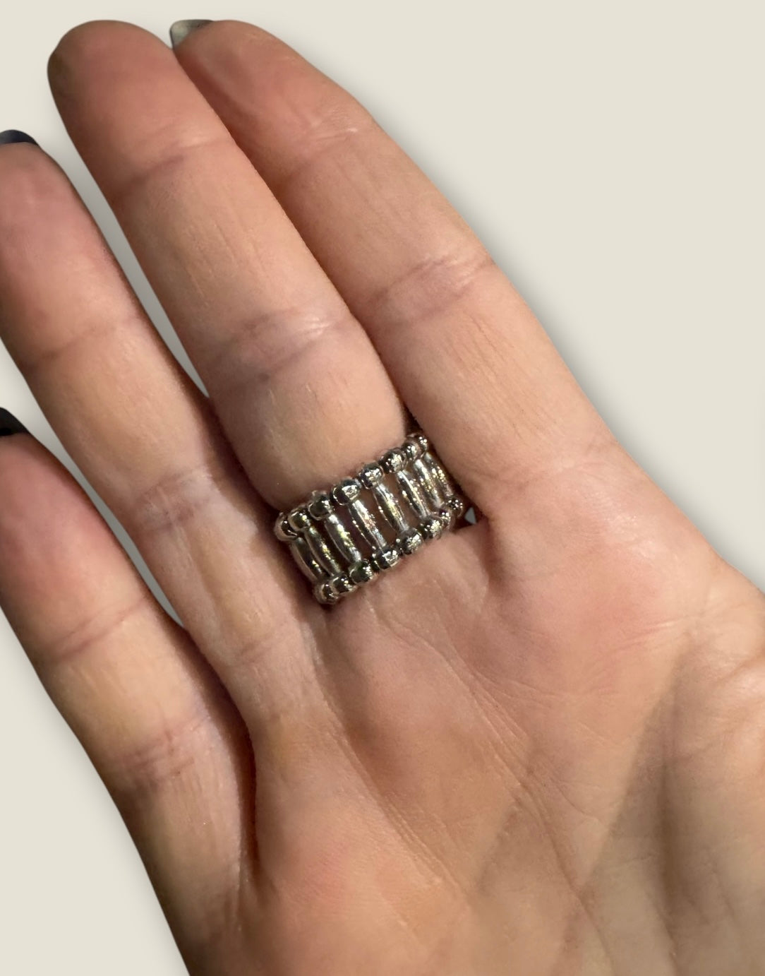 Anillo Calavera strass