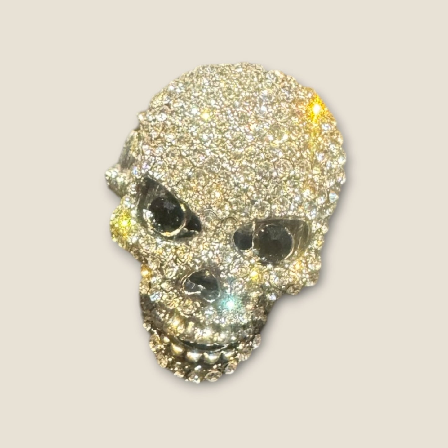 Anillo Calavera strass