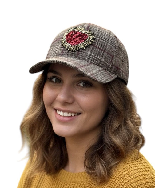 Gorra invierno con corazones