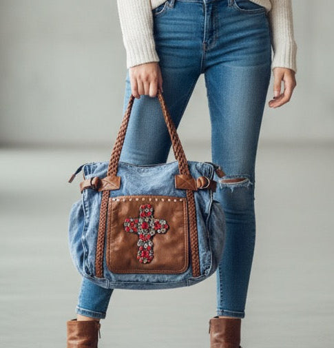 Bolso vaquero Cruz