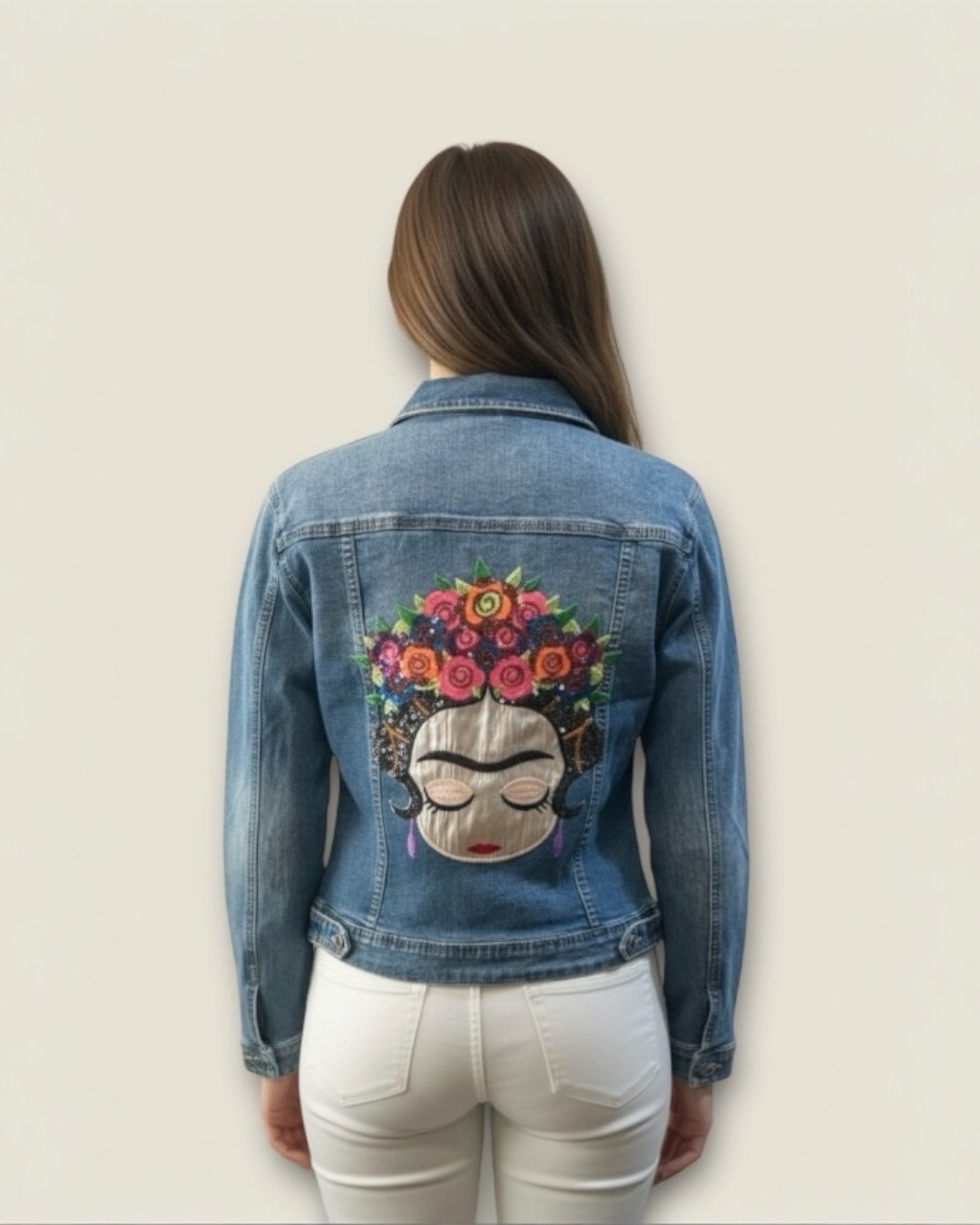 Chaqueta vaquera Frida Kahlo