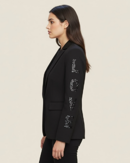 Blazer negra LOVE